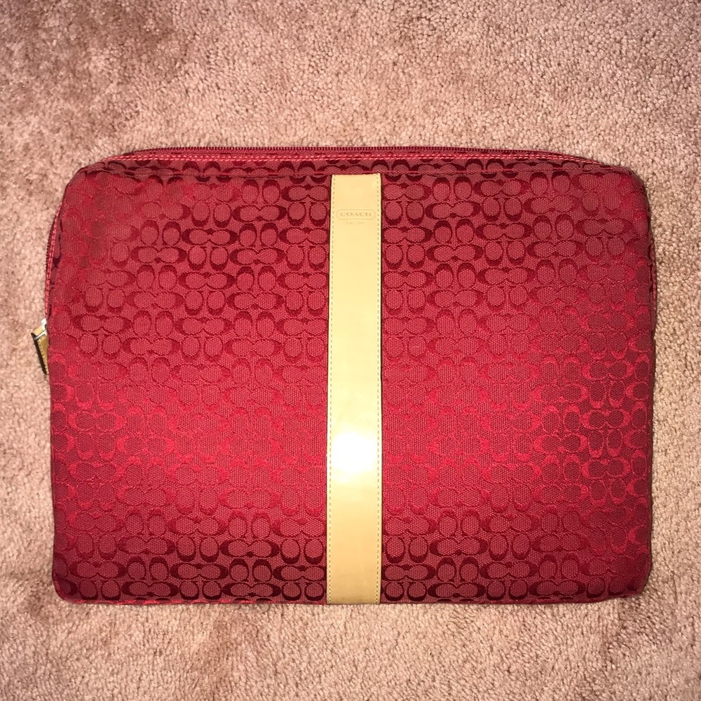 Authentic Coach Laptop Case